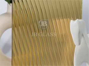 Diagonal Reeded Gold